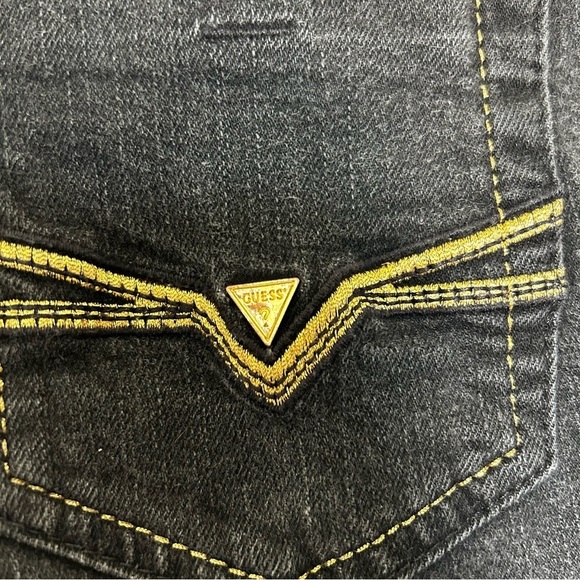 GUESS Women's black Straight Jeans - Picture 5 of 8